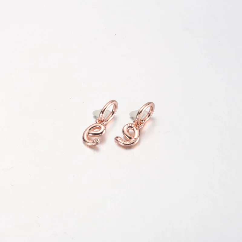 (imagem para) PANDORA Charm de Letra A Cursiva do Alfabeto Pingente - 782531C01 - Visualizar 33