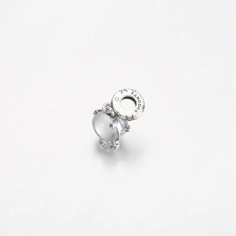 (imagem para) PANDORA Charm de Pingente Globo de Neve com Floco de Neve - 792369C01 - Visualizar 10