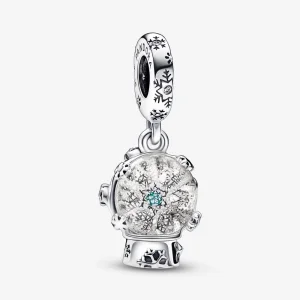 (imagem para) PANDORA Charm de Pingente Globo de Neve com Floco de Neve - 792369C01