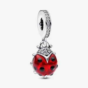 (imagem para) PANDORA Charm de Suspensão Joaninha Vermelha - 792571C01