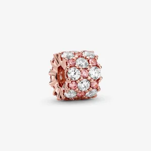 (imagem para) PANDORA Charm em Rosa e Cristal Cintilante - 788487C01