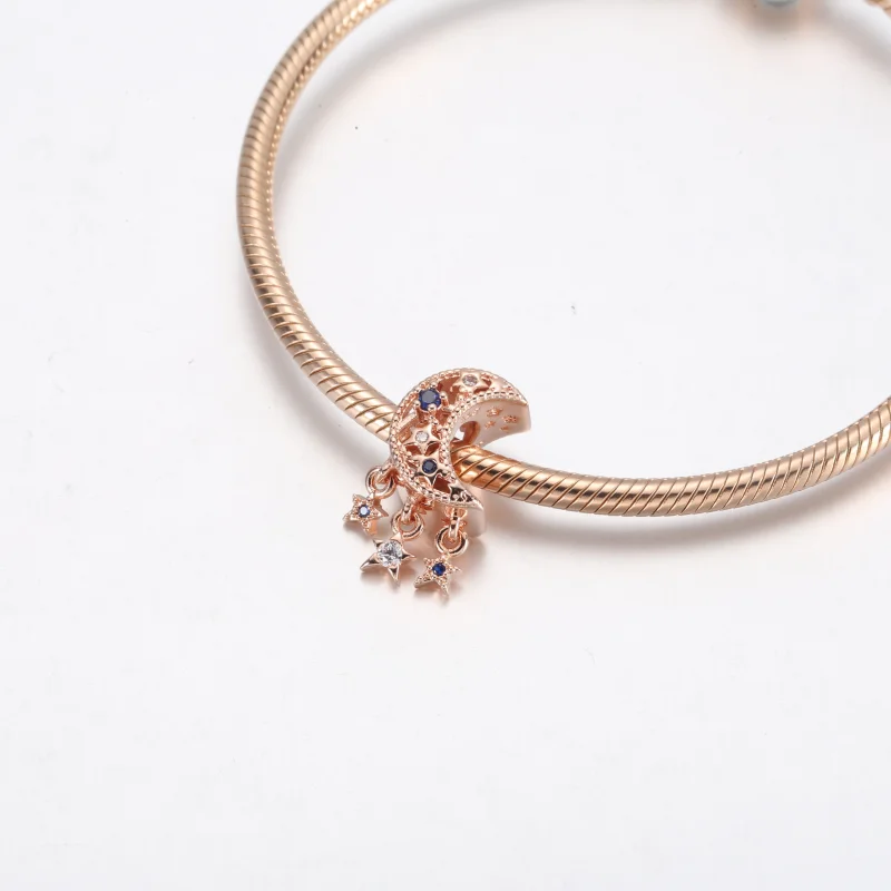 (imagem para) PANDORA Charm Estrela e Lua Crescente - 789643C01 - Visualizar 12