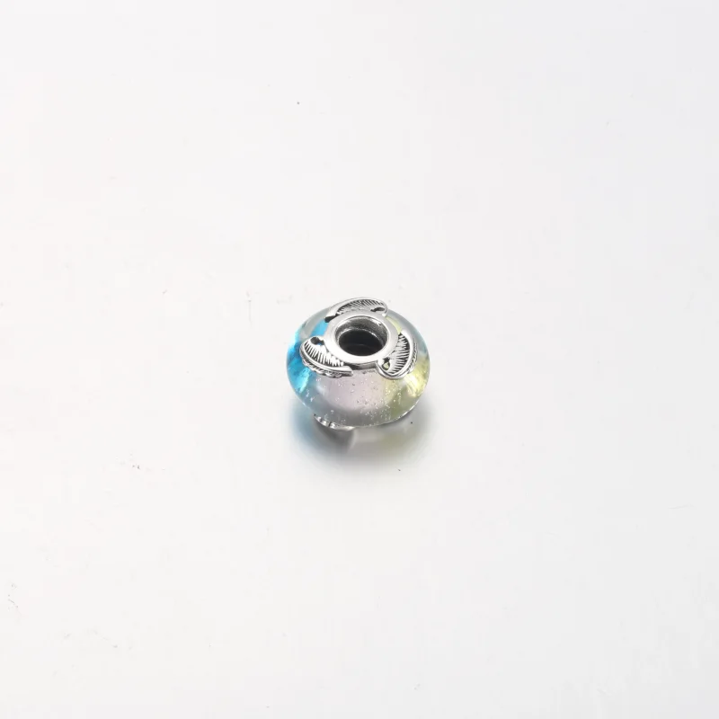 (imagem para) PANDORA Charm Multicolor de Vidro Murano e Pena Curva - 792577C00 - Visualizar 6