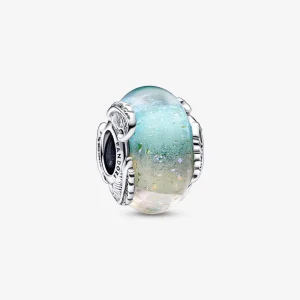 (imagem para) PANDORA Charm Multicolor de Vidro Murano e Pena Curva - 792577C00