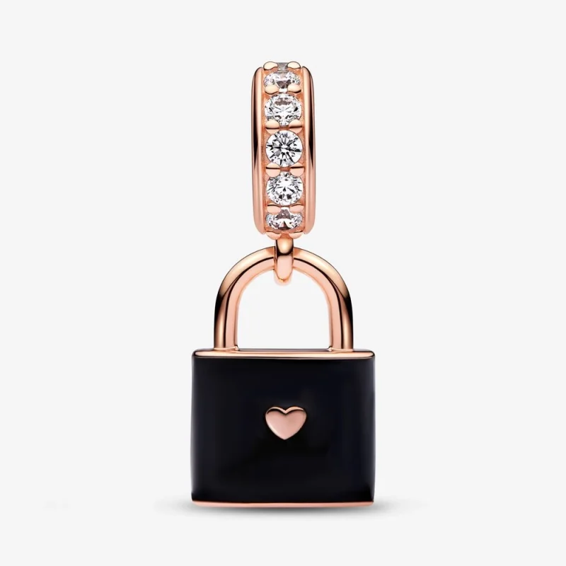 (imagem para) PANDORA Charm Pingente de Cadeado do Amor - 782508C01 - Visualizar 3