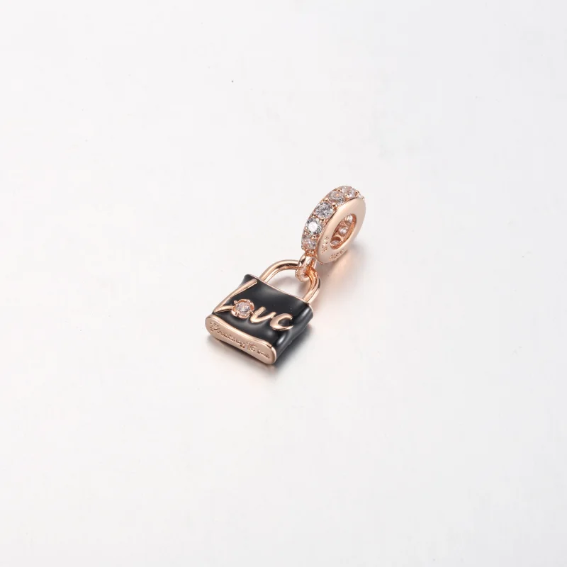 (imagem para) PANDORA Charm Pingente de Cadeado do Amor - 782508C01 - Visualizar 5