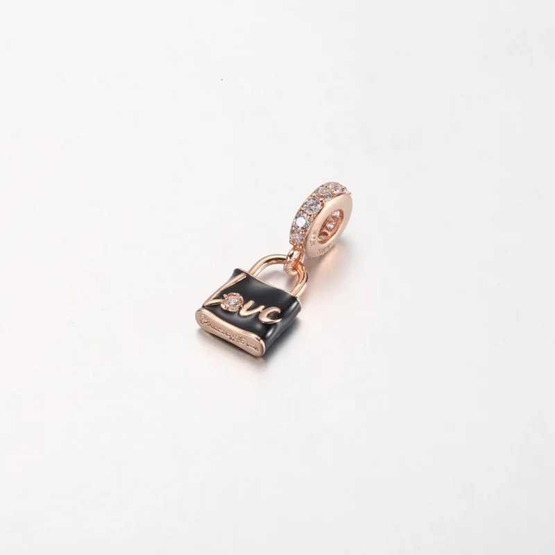 (imagem para) PANDORA Charm Pingente de Cadeado do Amor - 782508C01 - Visualizar 8