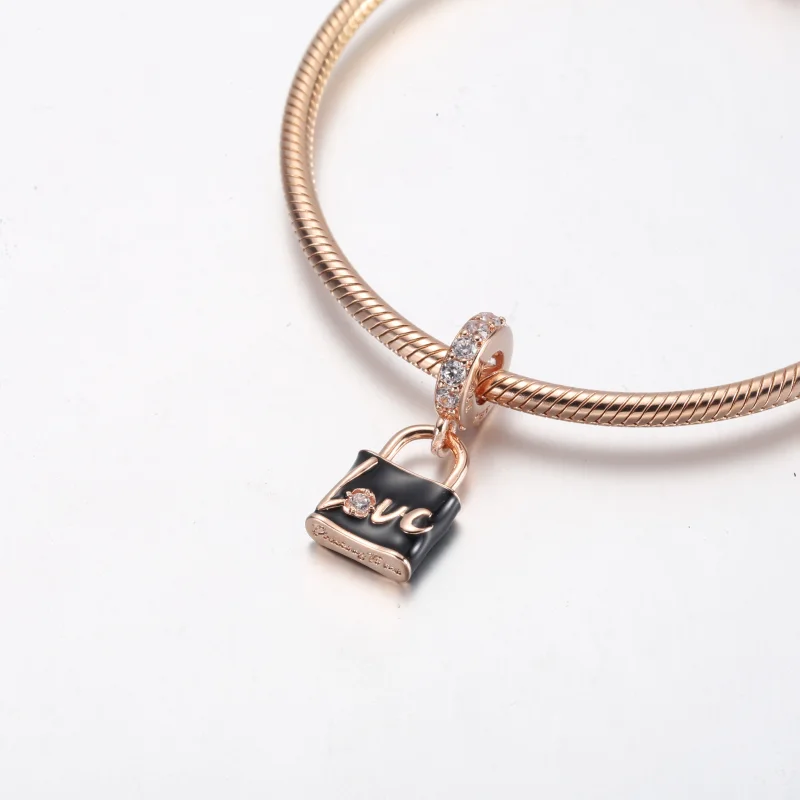 (imagem para) PANDORA Charm Pingente de Cadeado do Amor - 782508C01 - Visualizar 10