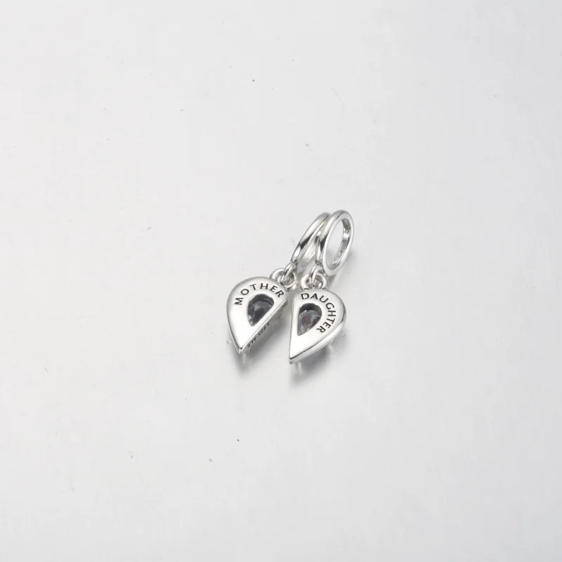 (imagem para) PANDORA Charm Pingente Duplo Mãe e Filha Divisível - 792643C01 - Visualizar 8