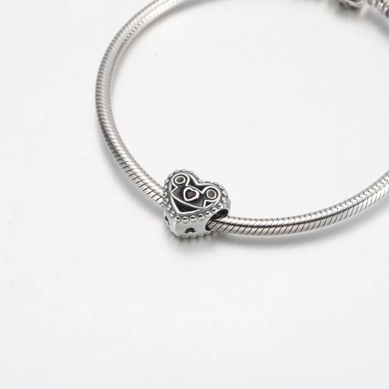 (imagem para) PANDORA Disney Parks Charme de Chapéu de Mickey e Castelo - 792276C01 - Visualizar 10