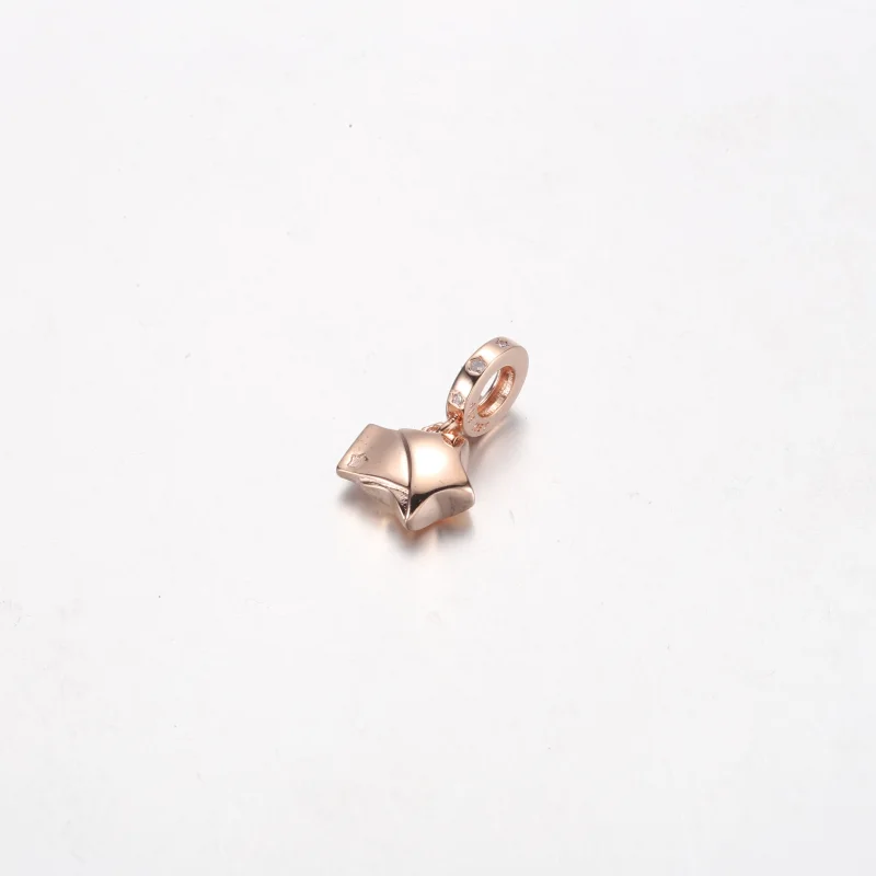 (imagem para) Pingente Pandora Rose Gold Estrela da Sorte com Dijes - 782483C01 - Visualizar 6