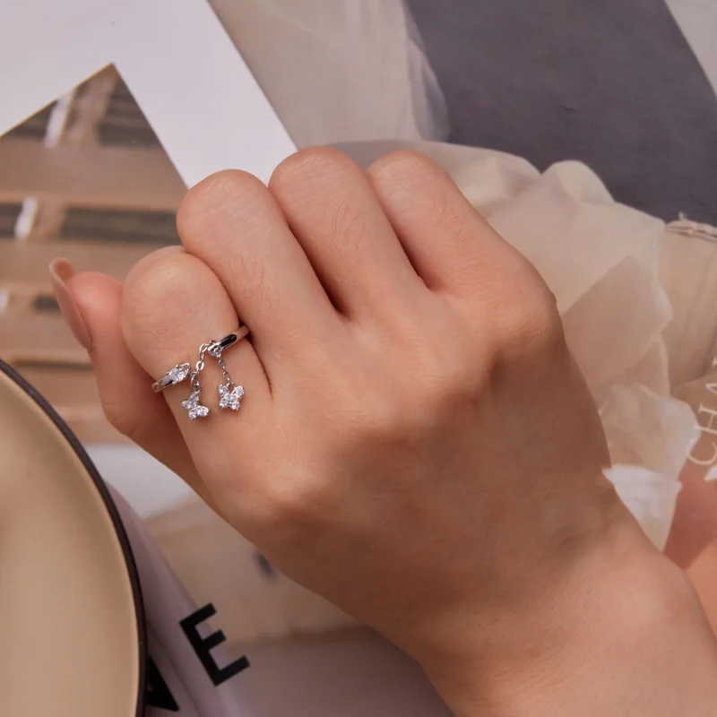 (imagem para) Anéis Abertos Ajustáveis Estilo Pandora - BSR349 - Visualizar 7