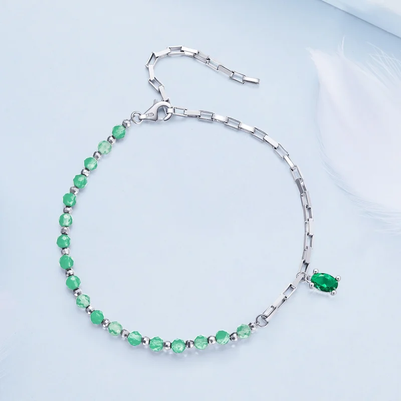 (imagem para) Bracelete Verde Estilo Pandora - BSB128 - Visualizar 2