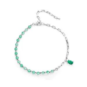 (imagem para) Bracelete Verde Estilo Pandora - BSB128