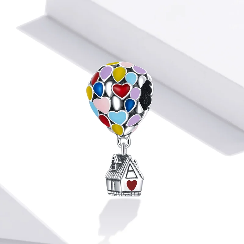(imagem para) Charm Casa Voadora Estilo Pandora - BSC417 - Visualizar 2