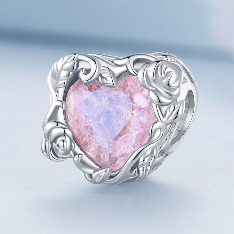 (imagem para) Charm Coração de Amor Estilo Pandora - BSC836 - Visualizar 2