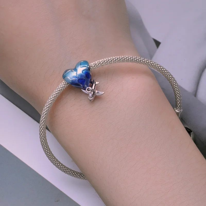 (imagem para) Charm de Globo Estilo Pandora - SCC2481 - Visualizar 5