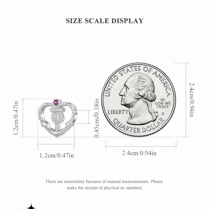 (imagem para) Charm de Âncora Estilo Pandora - BSC773 - Visualizar 5