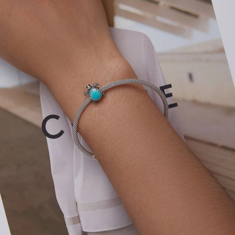 (imagem para) Charm de Tartaruga Marinha Estilo Pandora - SCC2318 - Visualizar 6