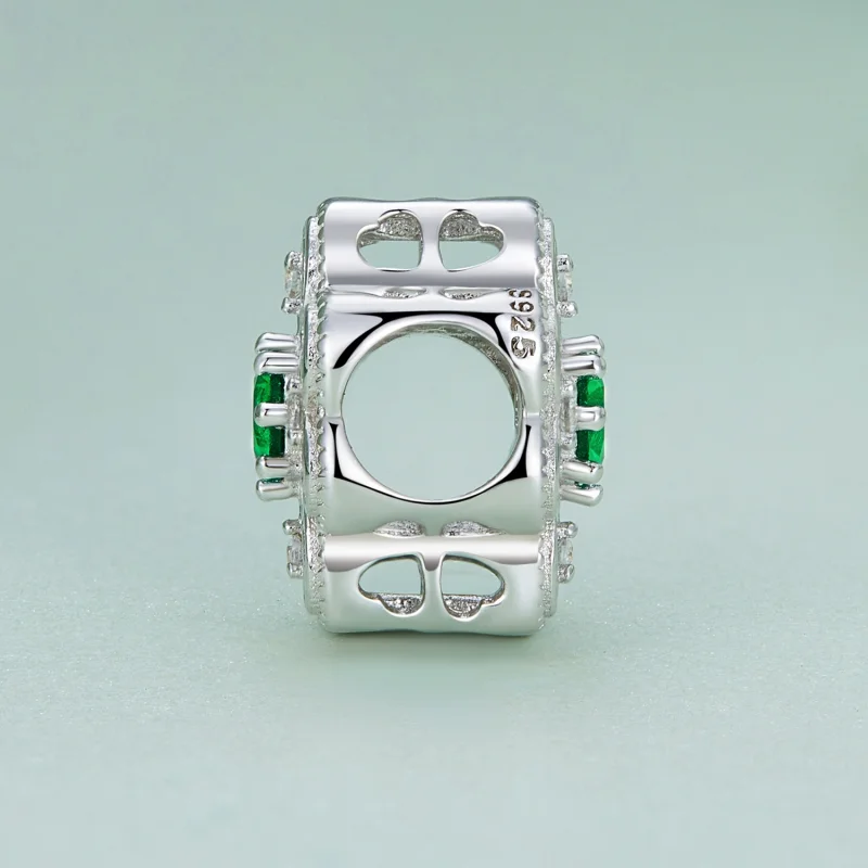 (imagem para) Charm Pandora Style Trevo de 4 Folhas - BSC759 - Visualizar 3