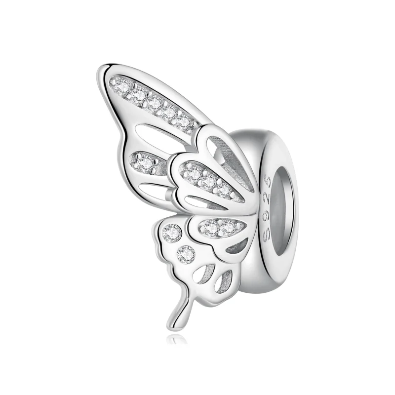 (imagem para) Charm Separador Borboletas Estilo Pandora - BSC823 - Visualizar 2