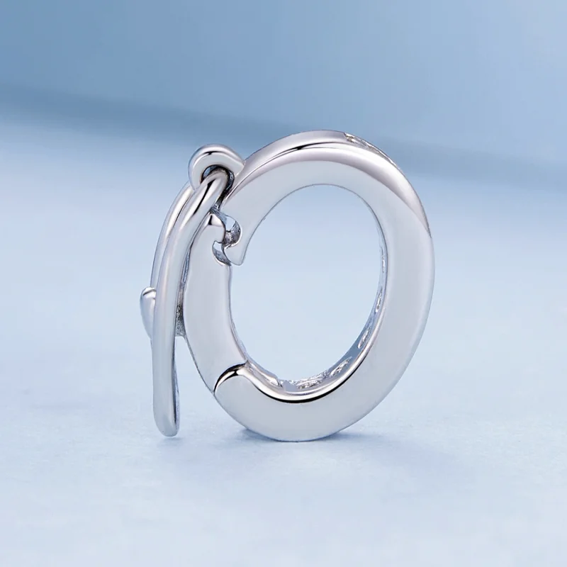 (imagem para) Charm Separador Pandora Style Cristal Brilhante Transparente - BSC886 - Visualizar 3