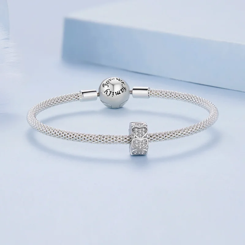 (imagem para) Clipe de Coração Estilo Pandora - BSC885 - Visualizar 5