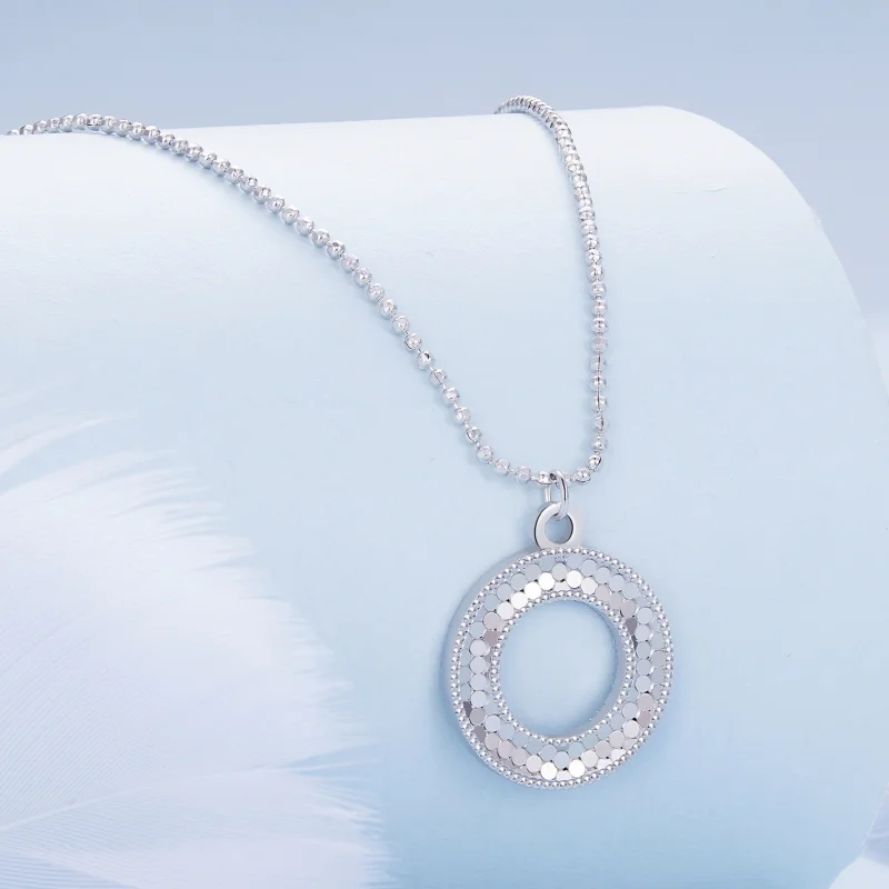 (imagem para) Colar de Círculo Estilo Pandora - BSN343 - Visualizar 3