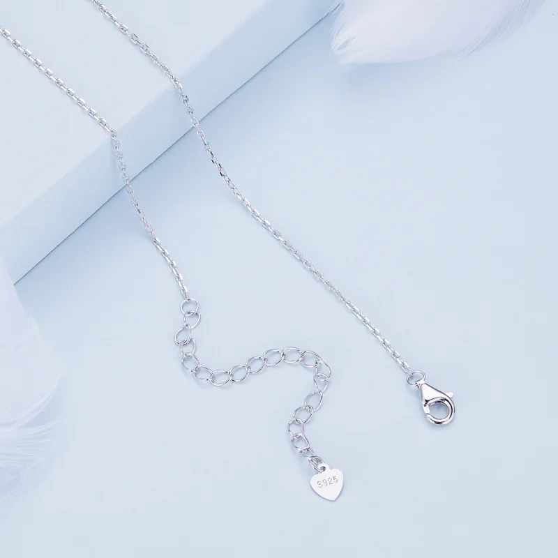 (imagem para) Colar de Dupla Corrente Estilo Pandora - BSN308 - Visualizar 5