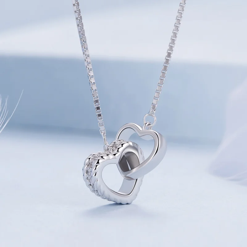 (imagem para) Colar Entrelaçado Estilo Pandora - BSN339 - Visualizar 3