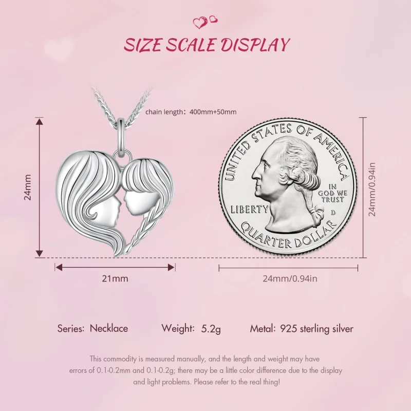 (imagem para) Colar Estilo Pandora Mãe e Filha - BSN324 - Visualizar 8