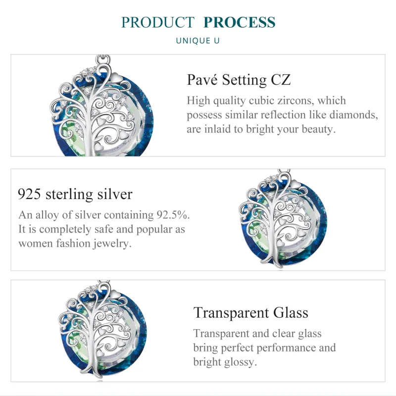 (imagem para) Colar Familiar em Círculo Estilo Pandora - BSN315 - Visualizar 6