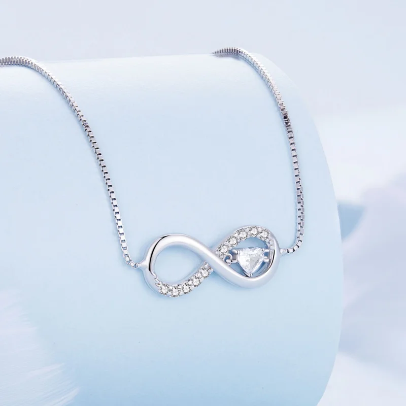 (imagem para) Colar Infinito Estilo Pandora - BSN276 - Visualizar 2