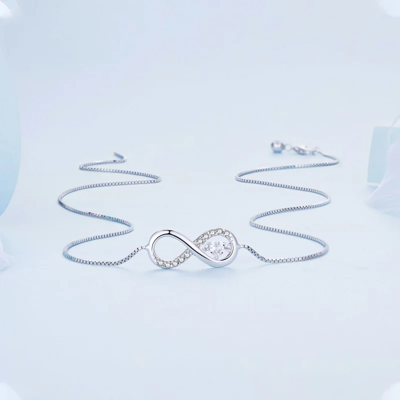 (imagem para) Colar Infinito Estilo Pandora - BSN276 - Visualizar 3