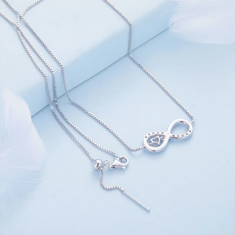 (imagem para) Colar Infinito Estilo Pandora - BSN276 - Visualizar 4