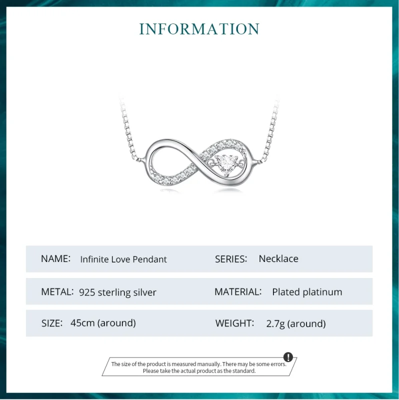 (imagem para) Colar Infinito Estilo Pandora - BSN276 - Visualizar 7