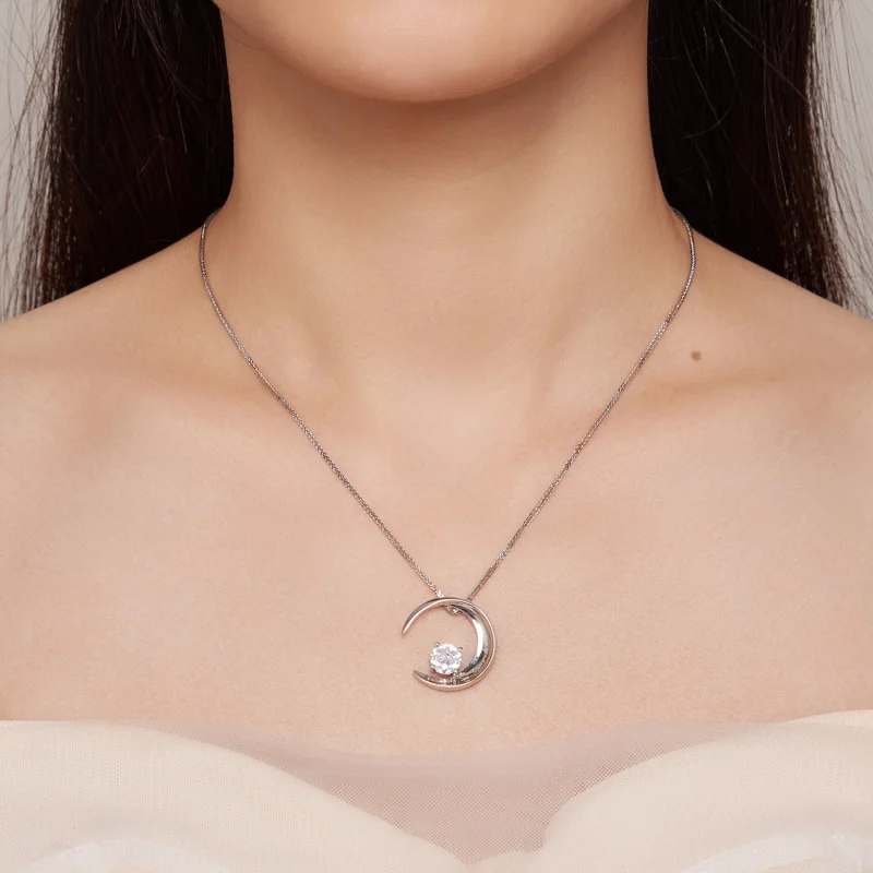 (imagem para) Colar Lua Estilo Pandora - BSN311 - Visualizar 7