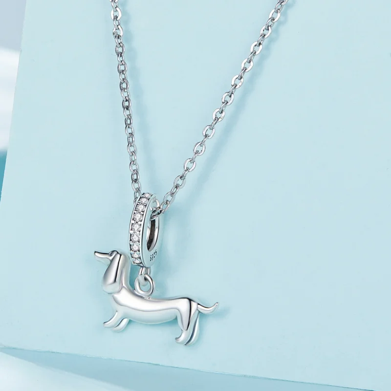 (imagem para) Dachshund Estilo Pandora Pingente - SCC2561 - Visualizar 2
