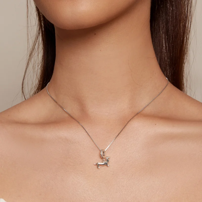 (imagem para) Dachshund Estilo Pandora Pingente - SCC2561 - Visualizar 5