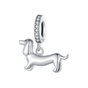 (imagem para) Dachshund Estilo Pandora Pingente - SCC2561
