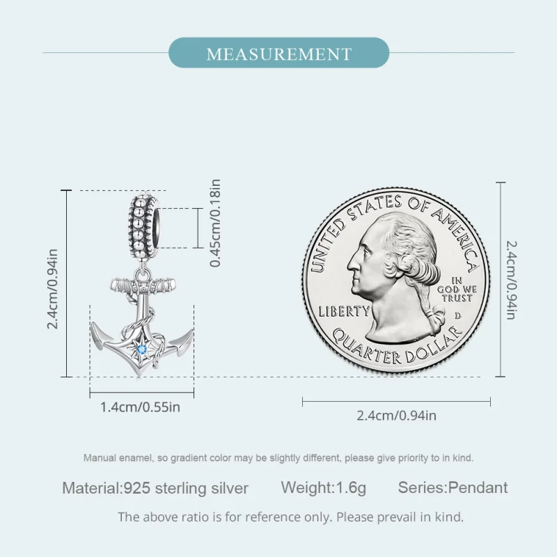 (imagem para) Âncora Pandora Style com Pingente - SCC2401 - Visualizar 5