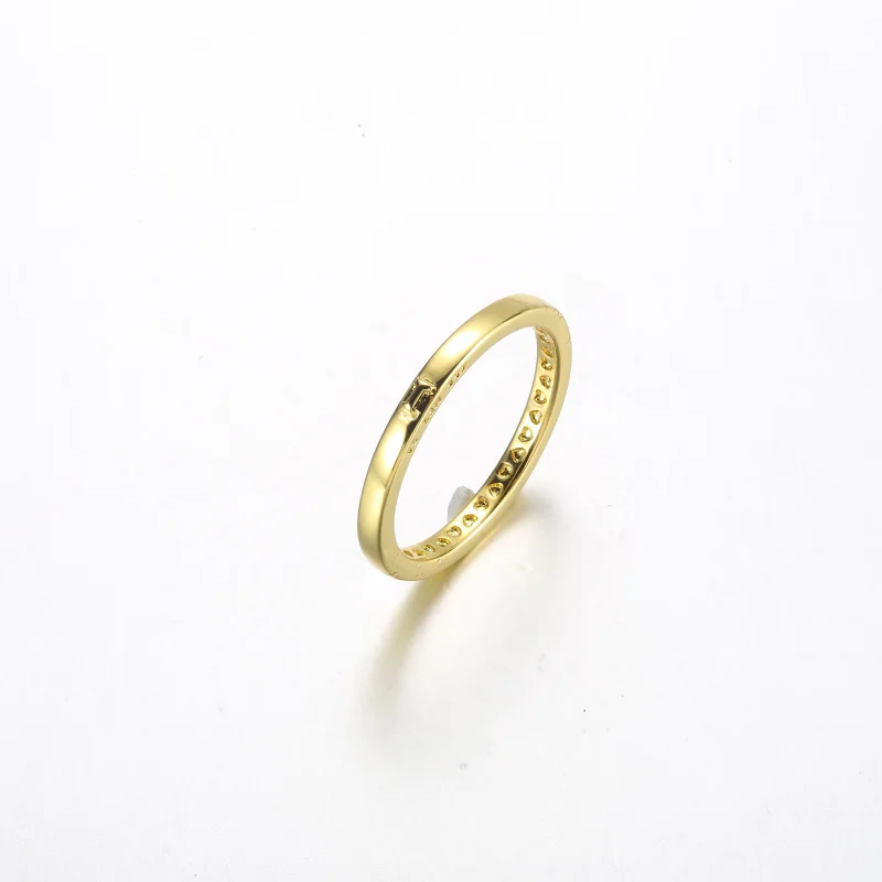 (imagem para) Anel Love Message Banhado a Ouro 14k - 162613C00 - Visualizar 2