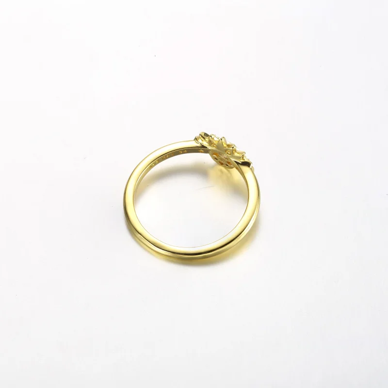 (imagem para) Anel Pandora Celestial Brilhante Sol - 162674C01 - Visualizar 4