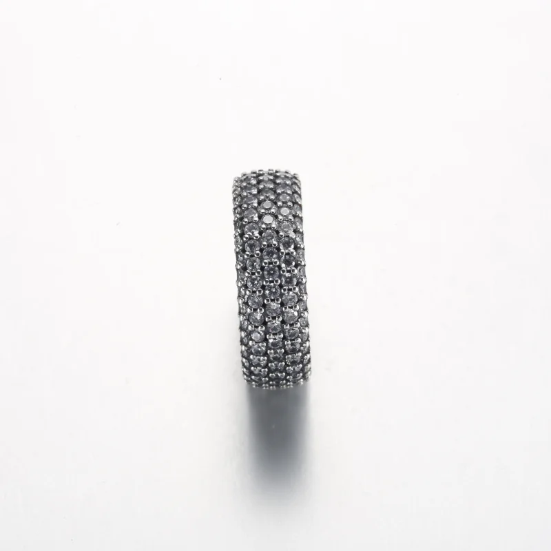 (imagem para) Anel Pandora Timeless Pavé Tripla Fileira - 192634C01 - Visualizar 6