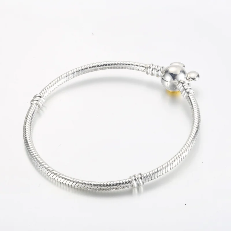 (imagem para) Bracelete de Cobra Pandora Disney 100º Aniversário Momentos - 592514C00 - Visualizar 3