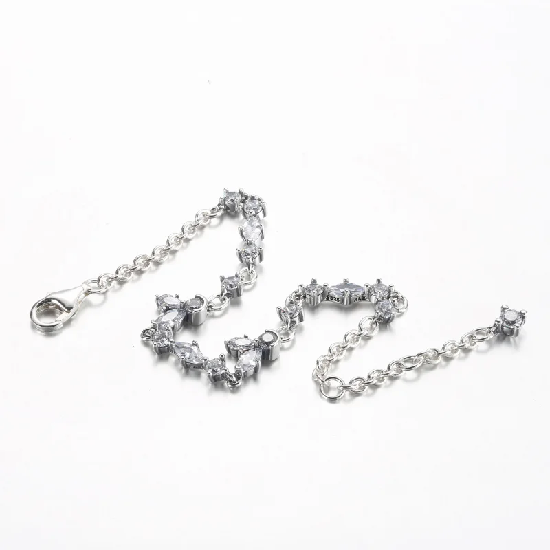 (imagem para) Bracelete de Corrente com Aglomerado de Herbário Cintilante Pandora - 592631C01 - Visualizar 5