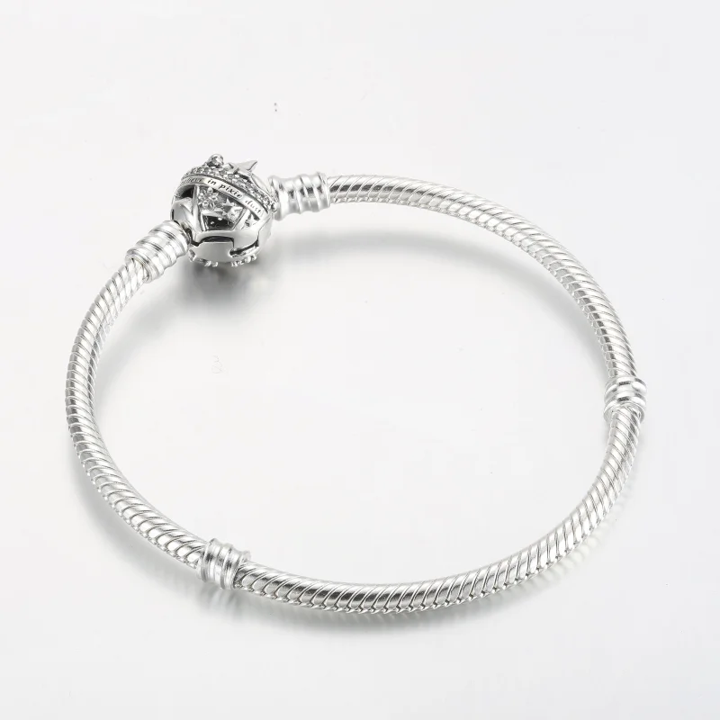 (imagem para) Bracelete Pandora Disney Sininho com Fivela Moments em Cobra - 592548C01 - Visualizar 2