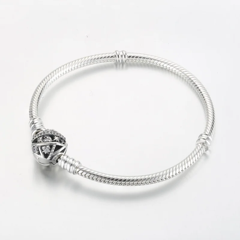 (imagem para) Bracelete Pandora Disney Sininho com Fivela Moments em Cobra - 592548C01 - Visualizar 4