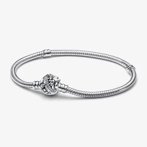 (imagem para) Bracelete Pandora Disney Sininho com Fivela Moments em Cobra - 592548C01