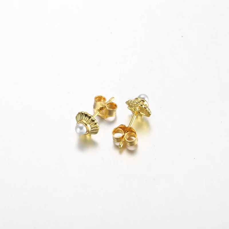 (imagem para) Brincos de Argola Pandora Disney A Pequena Sereia Concha do Mar - 262686C01 - Visualizar 3